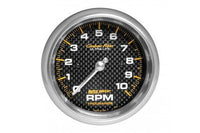 Tachometer: 0-10,000 RPM - Carbon Fiber In-Dash Gauge (3 3/8")