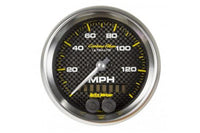 Speedometer: 0-140 MPH - GPS Carbon Fiber (5") 