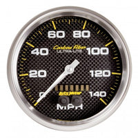 Speedometer: 0-140 MPH - GPS Carbon Fiber (5")