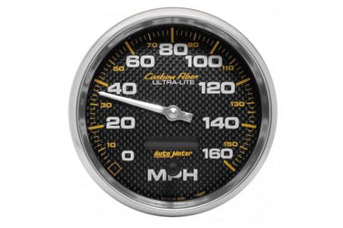Speedometer: 0-160 MPH -  Carbon Fiber Electric Gauge (5
