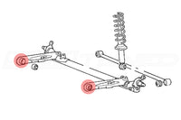 Energy Suspension Rear Control Arm Bushings for 1G DSM FWD (5.3109R)