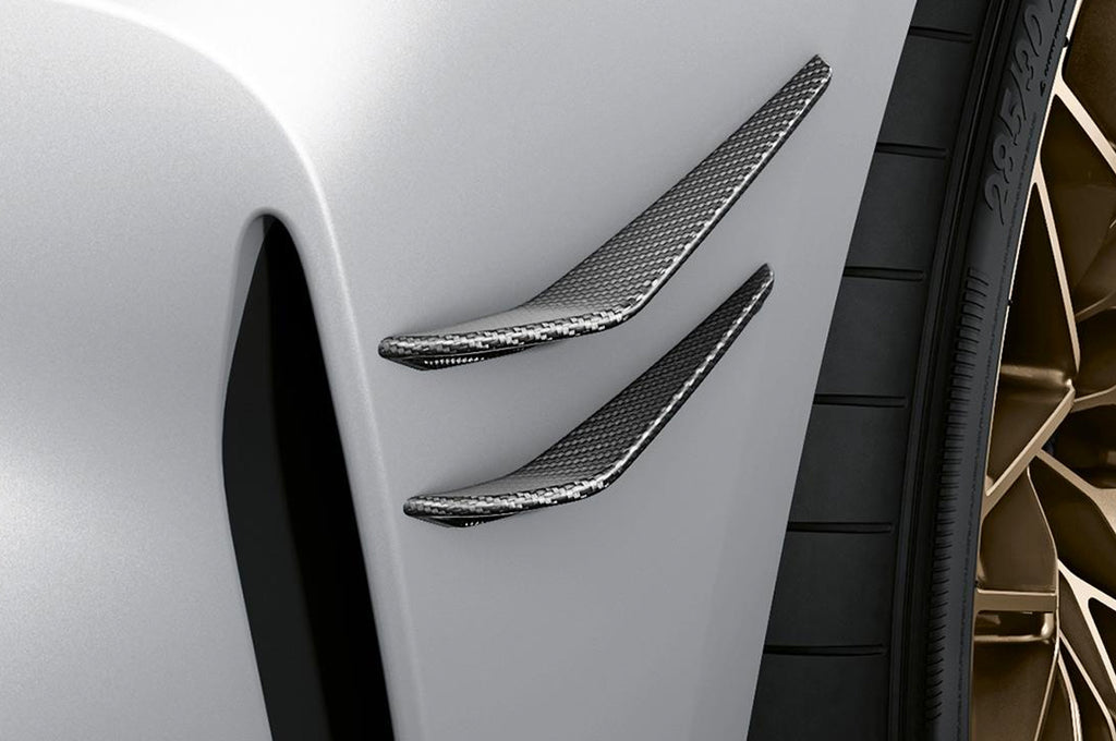 BMW M Performance Carbon Fiber Flicks for G80 M3 (51115A08FF9 51115A08FE9)
