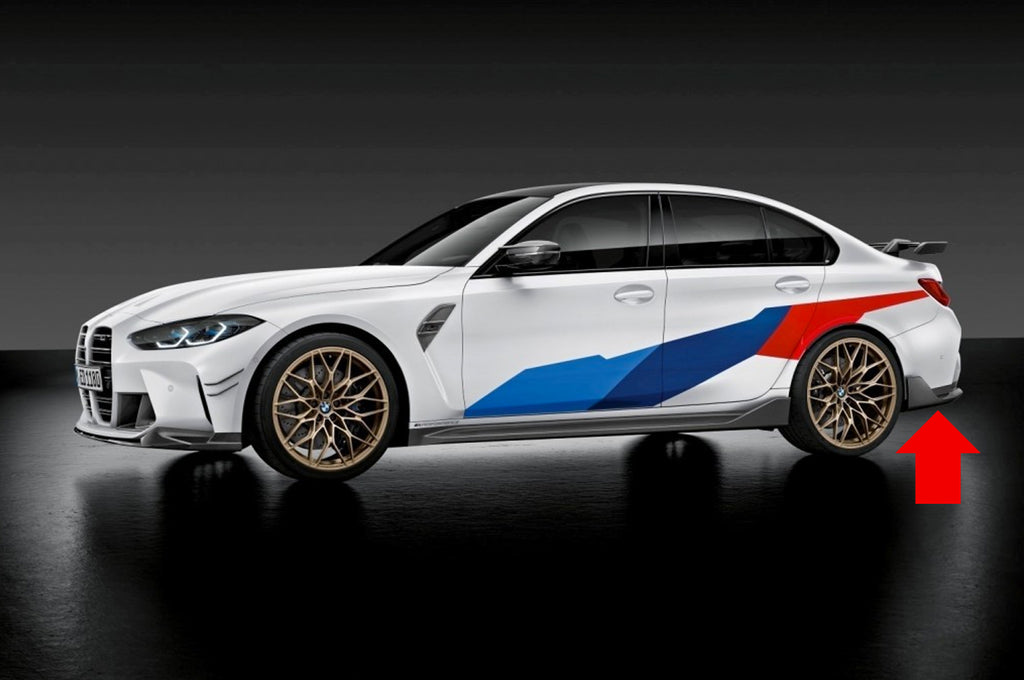 BMW G80 M3 M Performance Carbon Fiber Rear Winglets