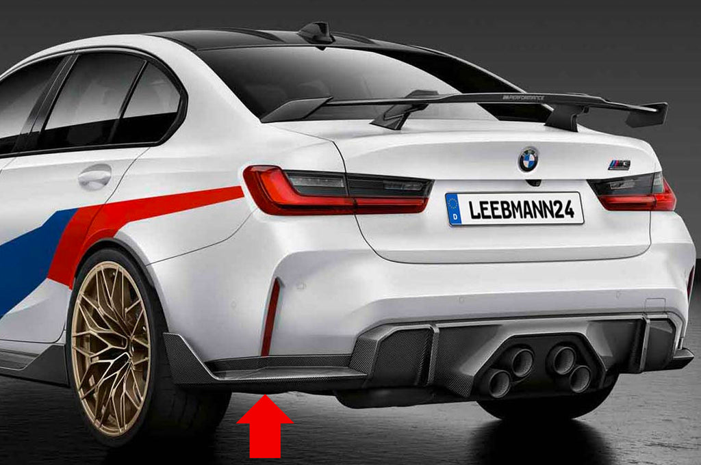 BMW G80 M3 M Performance Carbon Fiber Rear Winglets