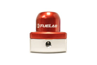 Red FUELAB Mini Fuel Pressure Regulator (53501-2)