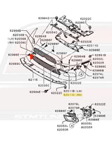 5379A174 Evo X Front Bumper Diagram  Image © STM Tuned Inc