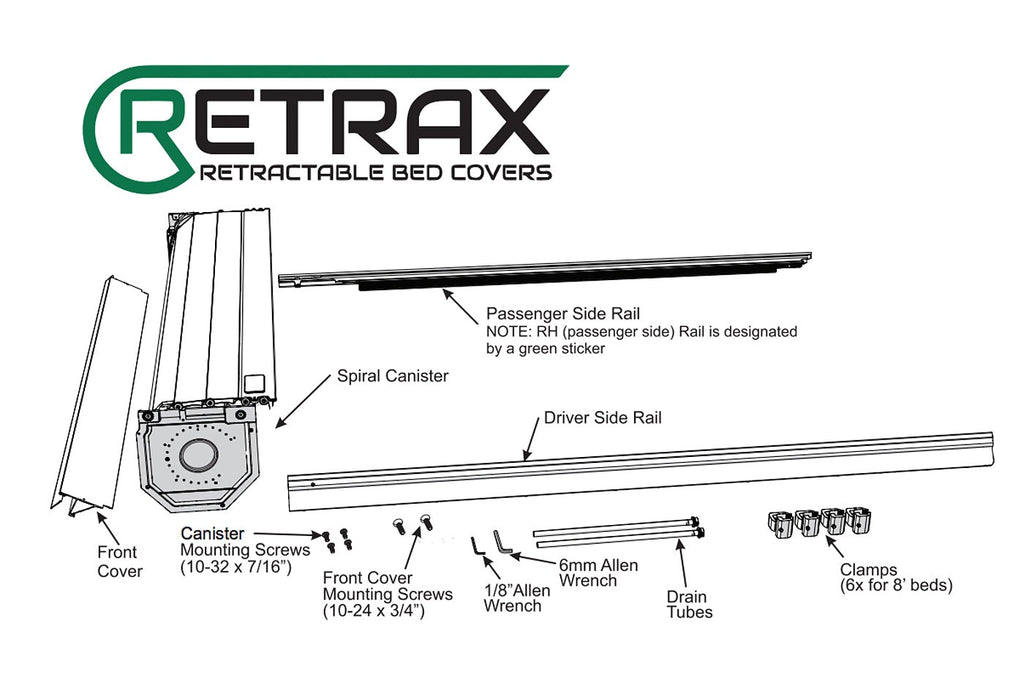 Retrax One MX Polycarbonate Tonneau Cover 2021+ Ram TRX (60243)
