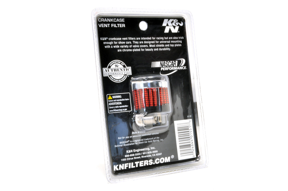 RASTP 1 Inch Push In Valve Cover Breather – Extra Flow Vent Filter – Blue Red Black
