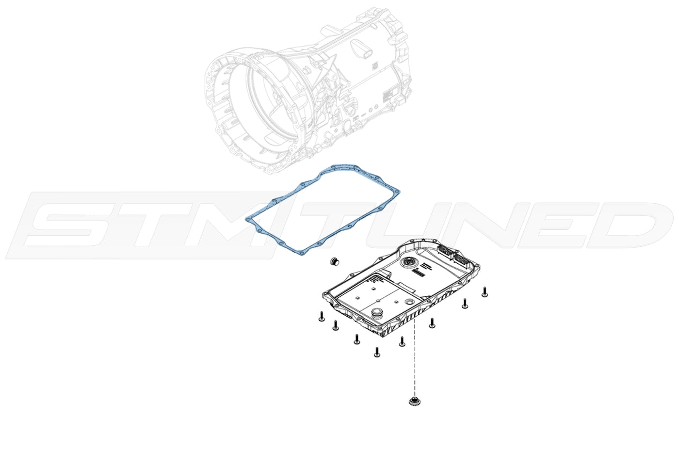 Mopar Trans Oil Pan Gasket for Hellcat TRX Trackhawk (68261578AA)