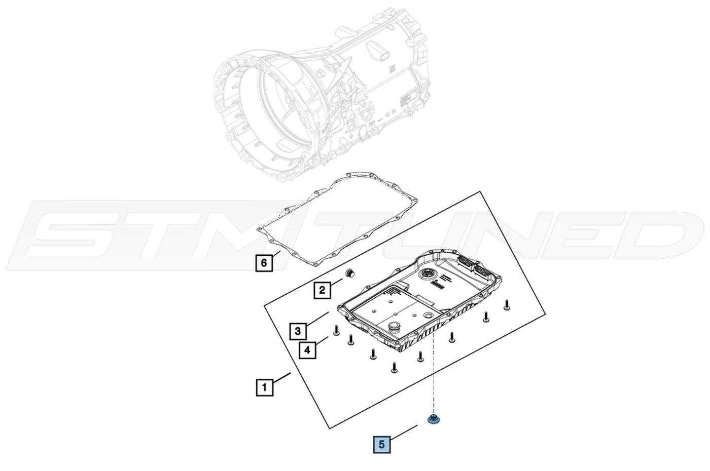 Mopar Trans Oil Pan Drain Plug Hellcat TRX Trackhawk (68261581AA)