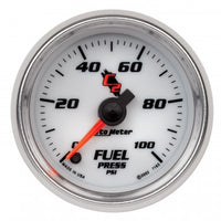 Fuel Pressure: 0-100 PSI - C2 Stepper Motor Gauge (2 1/16")