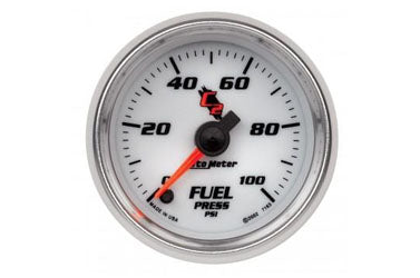 Fuel Pressure: 0-100 PSI - C2 Stepper Motor Gauge (2 1/16
