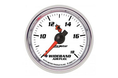 Wideband Air/Fuel Ratio: 8:1 - 18:1 AFR - C2 Analog Gauge (2 1/16