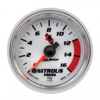 Nitrous Pressure: 0-1600 PSI - C2 Stepper Motor Gauge (2 1/16")