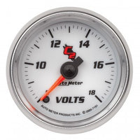 Voltmeter: 8-18V - C2 Stepper Motor Gauge (2 1/16")
