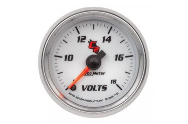 Voltmeter: 8-18V - C2 Stepper Motor Gauge (2 1/16