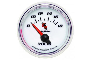 Voltmeter: 8-18V - C2 Air-Core Gauge (2 1/16