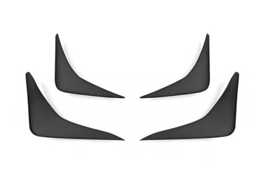 アルテッツァGReddy カーボンケブラーエアーディバージョンプレート APR Carbon Fiber Front Bumper Canards for 12-16 GTR (AB-603512)