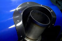 APR Carbon Exhaust Shield for Evo 8/9 USDM Rear Bumper (CBX-EVOSHIELD)