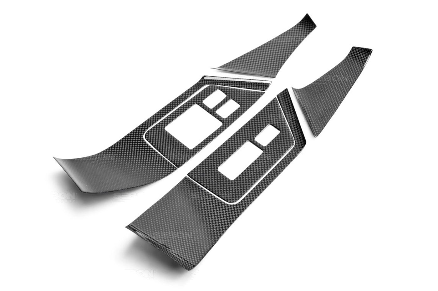 CFI0910NSGTR-C Seibon R35 GTR Carbon Fiber Interior Door Trim