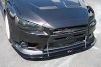 APR Carbon Fiber Front Wind Splitter with Rods for Evo X (CW-411096)