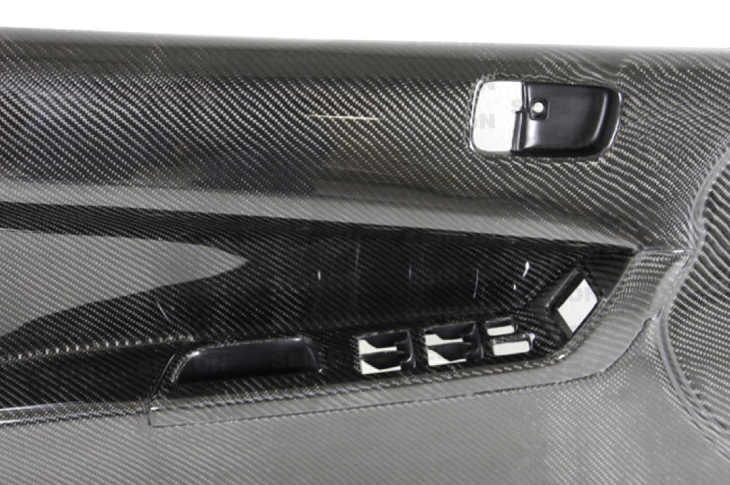 4PCS Carbon Fiber Door B Pillar Cover For 2008-2010 Mitsubishi EVO X – Direct Fit