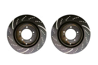 EBC 3GD Drilled and Slotted Rotors for Evo 5-9 (GD996 Rear Pair)