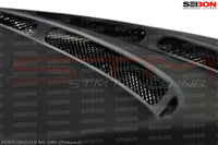 Seibon Carbon Fiber Hood (MS Style / Dry Carbon) - R35 GTR
