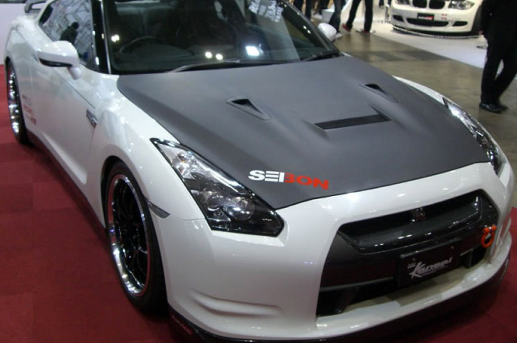 Sebon R35 HD0910NSGTR-VSII-DRY Seibon VSII R35 GTR Dry Carbon Hood