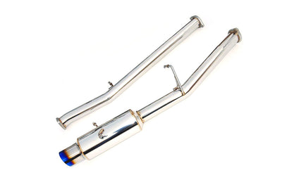 Invidia N1 Cat-Back Exhaust for 02-07 WRX/STi Racing Version no Resonator Blue Tip (HS02SW1GRT)