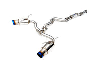 Invidia N1 Cat-Back Exhaust for 08-14 WRX/STi Hatch with Blue Tips (HS08STIGTT)