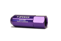 NRG Aluminum Extended Lug Nuts (M12 x 1.5) Set of 20 Purple (LN-470PP)