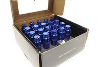 NRG Steel Lug Nuts with Dust Cap Cover Blue M12x1.25 (LN-LS710BL-21) *Currently Unavailable*