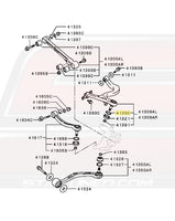 Rear Suspension Arm Snap Ring Diagram Evo CT9A (MA180615)