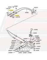 Shifter Cable Washer Diagram for 5-Speed Evo 5-9 © STM Tuned Inc.