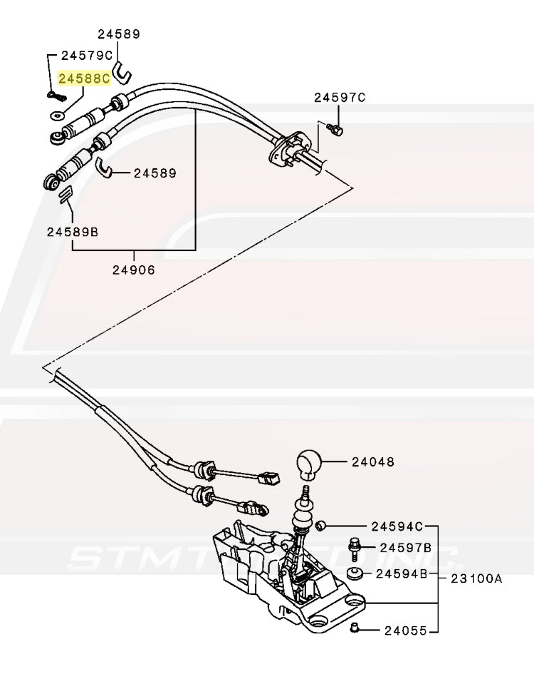 MB175244 Mitsubishi OEM Shifter Cable Washers for Evo 5/6/7/8/9