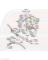 Shifter Cup Bushing Diagram for 3000GT and Stealth