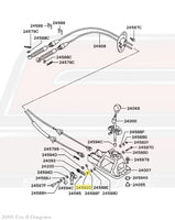 Shifter Base Locking Nut Diagram for Evo 4 5 6 7 8 9 © STM Tuned Inc.