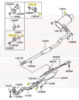 Mitsubishi OEM Exhaust Hanger Collar for Evo 7/8/9 (MB514690)