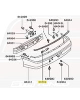 1991 Eclipse GSX Rear Bumper