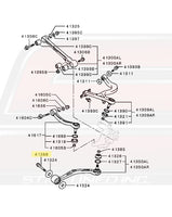 Mitsubishi OEM Rear Suspension Trailing Arm Bolt Evo 7/8/9 Image © STM Tuned Inc.  Part Number MB856465