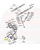 Mitsubishi OEM Timing Tensioner Bolt for 4G63 Evo DSM (MD129350)