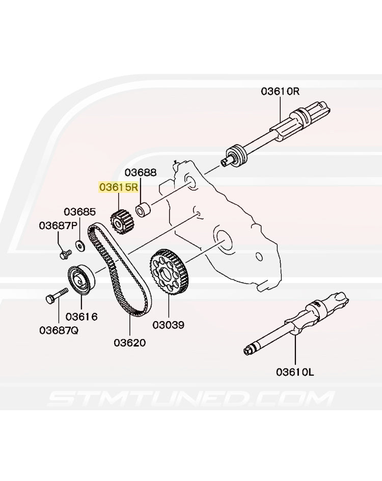 MD131282 OEM 4G63 Evo DSM GVR4 Balance Shaft Sprocket