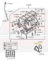 1G DSM 7-Bolt 4G63 Engine Diagram