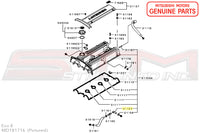 MD181716 Mitsubishi Rear PCV Valve Cover Fitting - Evo 8/9