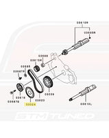 Mitsubishi OEM Crank Trigger Plate for 7-Bolt 1G DSM (MD188501)