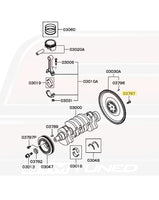 Mitsubishi OEM Flywheel Bolt for Evo 4-9 (MD334117)