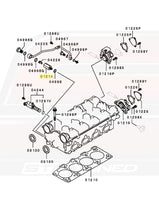 Mitsubishi OEM MIVEC Cylinder Head Joint for Evo 9 (MD373617) 01214 Diagram