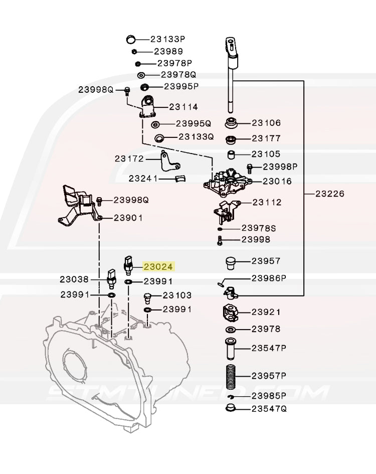 MD730979 OEM 5-Speed Back Up Switch for Evo/DSM/3S