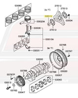 Mitsubishi OEM Auto Input Shaft Pilot Bushing for 6-Bolt 1G DSM (MD732972)